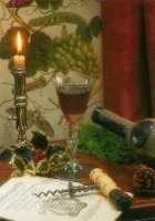 De Wijn. Symbool van feestvreugde en gastvrijheid. - The Wine. Symbol of festive joy and hospitality.