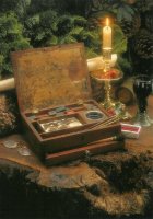 Antieke schilderskist. - An antique English painters' box dating from around 1870.
